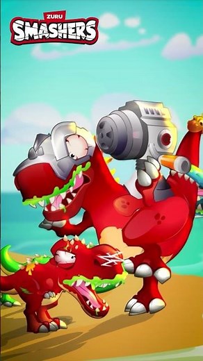 Chomp Teaches Some Cool New Dino Tricks!!! | MEET THE MICROSMASHERS | Smashers | #Zuru #Smashers