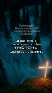Correction is God’s kindness in disguise— it’s how He shapes those He loves. “For whom the Lord loves He corrects, just as a father the son in whom he delights.” —Proverbs 3:12 Pride resists what wisdom receives. When you welcome correction, you’re not admitting defeat—you’re embracing growth. God’s discipline doesn’t shame you; it prepares you for the future He’s building. | Gift of Discernment