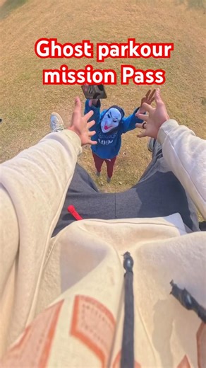 Bella ciao and ghost parkour mission pass in playground#trending