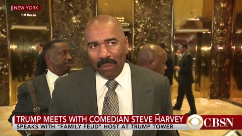 Steve Harvey on his meeting with Donald Trump