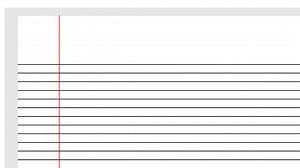 Lined Paper Template Word - Ruled Paper Template Word