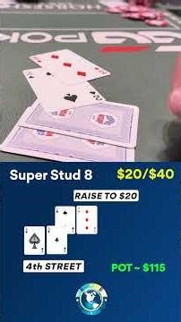 Betting BIG in 7 Card Stud and Then This Happens!!