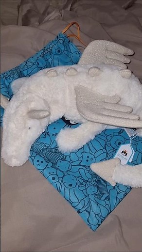 Jellycat Snow Dragon full review! Finally got my hands on her! ❤️❄️ ‪@JellycatLondon‬ #dragon