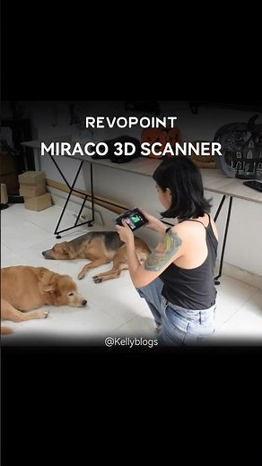 Revopoint MIRACO Scanner: ‪@kellyblogs‬’ 3D Scanning Journey with Cats and Dogs!