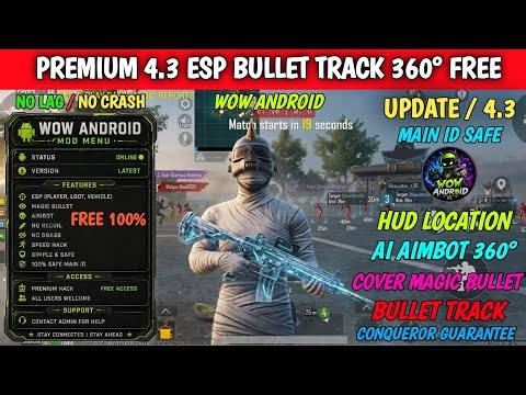 BGMI HACK 4.3 | BGMI 4.3 MOD APK | BGMI ESP HACK | BGMI NEW HACK TODAY | HOW TO HACK BGMI HACK
