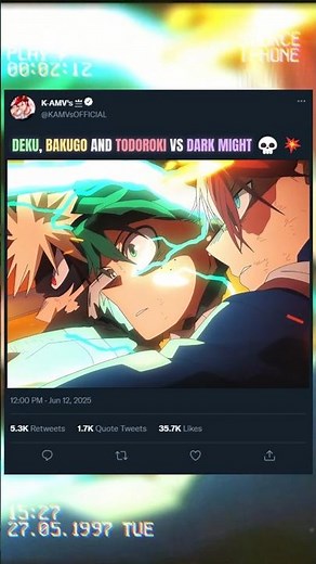 DEKU, BAKUGO and TODOROKI vs DARK MIGHT 💀💥 | #anime #bnha #mha #animeedit #viral #myheroacademia