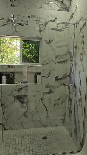 fix panel shower glass