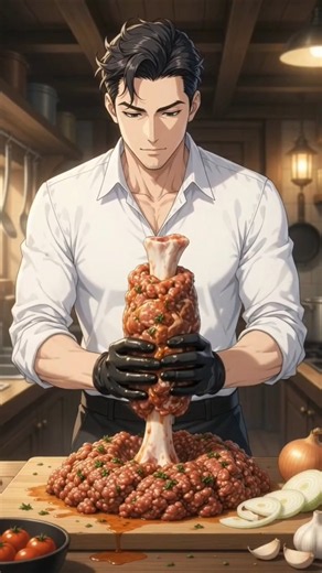 Making Luffy’s Legendary "Meat on a Bone" (Manga Niku) 🍖🏴‍☠️