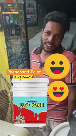 Phenobond Paint Luxa Kavach Exterior Emulsion Painter Review #sainikpainthouse