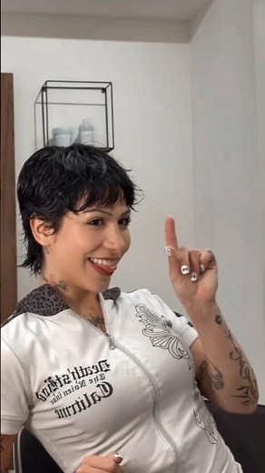 🇮🇹 Italian Beauty Long to Short Pixie cut #shorts #haircut