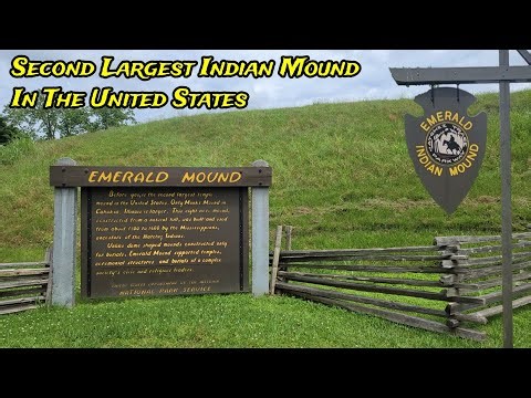 Emerald Mound 2nd Largest Indian Mound In The United States - Natchez Trace Parkway #indian #history