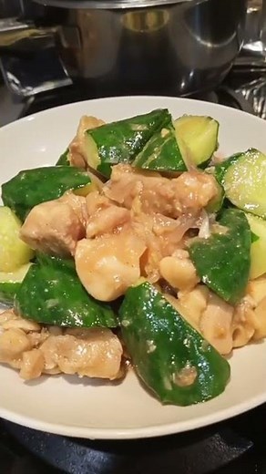 Chicken with Cucumber #shorts