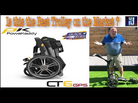 PowaKaddy CT6 GPS Electric Golf Trolley