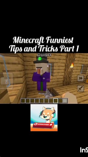 Minecraft Funniest Tips And Tricks Part 1 #minecraft #minecraftvideos #gamerz_stream @Gamerz_Stream