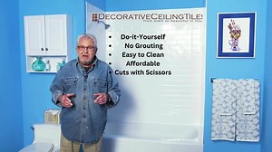 FROM PLAIN TO BEAUTIFUL IN HOURS Subway Tile 60 in. W x 96 in. H x 42 in. D Three piece Glue-Up PVC Tub Surrounds Wall Panels in Marble 133-640-SUB-KIT