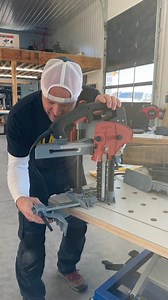 The Mafell chain mortiser! What a beast this machine is! #woodworking | The Dusty Lumber Co.