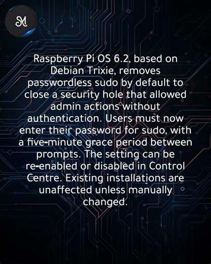 Raspberry Pi OS 6.2 boosts security with major changes to sudo access