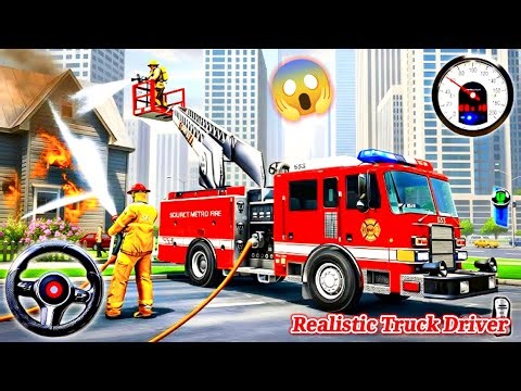 Realistic Firefighter 🔥 Simulator 2026 - 911 Emergency Rescue Simulator 3D | Android Gameplay 