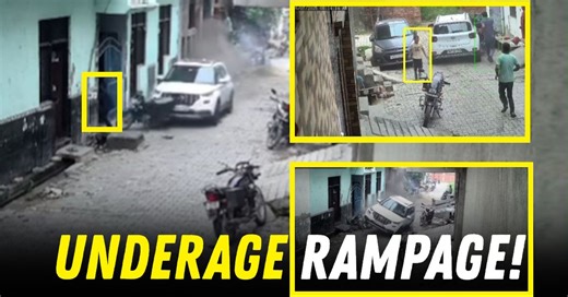 Underage Driver Goes Berserk In Hyundai Venue: Kids Playing On Street Escape Narrowly [Video]