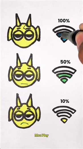 Sprunki Oc's Facial Expression When the WiFi Signal Changes #sprunki #shorts #incredibox