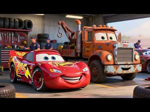 Flash McQueen Racing Through History