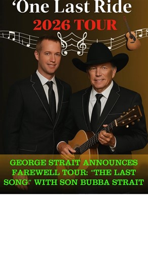 81K views · 3.2K reactions | See detailed tour schedule so you don't miss out: https://uniglobal.bryzaads.com/the-king-of-country-has-spoken-george-strait-announces-final-tour-with-son-bubba/ | Kindness around us | Facebook