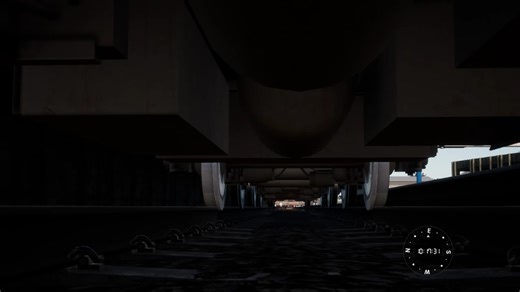 【模拟火车世界6】全新视角——车底视角 Class 387 0～90mph（0～145km/h）加速过程，庞巴迪VVVF