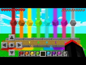HOW TO MAKE THE RAINBOW in MINECRAFT!