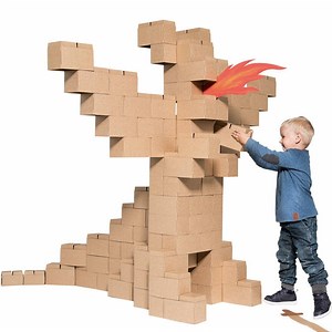 Big Cardboard 100 pieces XXL building blocks set for Kids