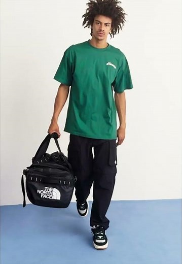 THE NORTH FACE BASE CAMP VOYAGER DUFFEL 62L Sports Bag Unisex Black White | Accessories | Zalando
