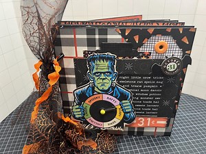 HALLOWEEN 6x6 Scrapbook Premade Pages Chipboard Mini Album - Etsy Canada