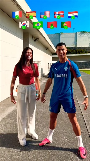 Celine Dept Recreates Iconic Celebrations with Football Superstars! 🤯⚽ #Shorts