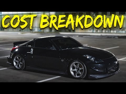 350z Full Build Cost Breakdown!!