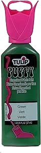 Amazon.com: Tulip Dimensional Fabric Paint 1-1/4 Ounces-Puffy-Green