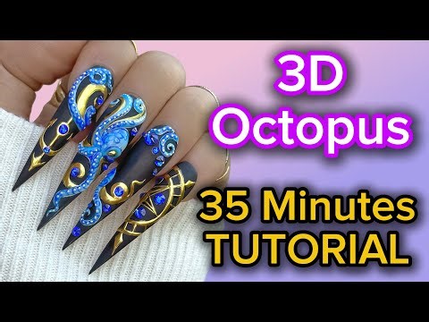Kintsugi Octopus 3D - FULL TUTORIAL 