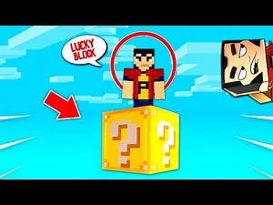 STAU pe LUCKY BLOCK in MINECRAFT! Ce ?