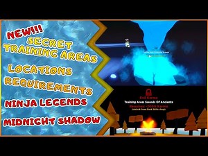 NINJA LEGENDS! SECRET TRAINING AREA LOCATIONS! | ROBLOX