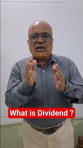 Dividend Explained in Short | Simple Meaning for Beginners | Hasham Ali Khan