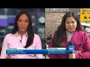 GlobalTV's Candace Daniel & Marianne Dimain report the CP Rail Teamster strike ends - March 22 2022