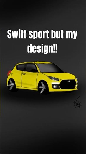 New Suzuki Swift Sport but my design! |Digital sketching|Swift|#conceptdesign#swift#sport#automobile
