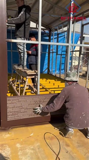 BFT METAL SIDING #shorts #renovation #factory #exterior #BFTMETALSIDING #sandwichpanels
