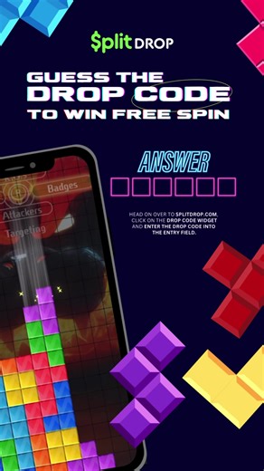 Guess The Drop Code and Win! You can win up to 250,000 Coins. That's $250 INSTANTLY! Once you have guessed the code, head on over to SplitDrop.Com, click on the Drop Code widget on the right side of the screen and enter the Drop Code into the Drop Code entry field. DROP CODE EXPIRES on Midnight New York time. So hurry and get your code! #Play2Earn #P2E #PlayToEarn #PaidSurveys #GamingCommunity #P2EGame #PlayAndWin #EarnMoneyOnline #OnlineGaming #Web3Community #WaysToMakeMoneyOnline #MakeMoneyOnl