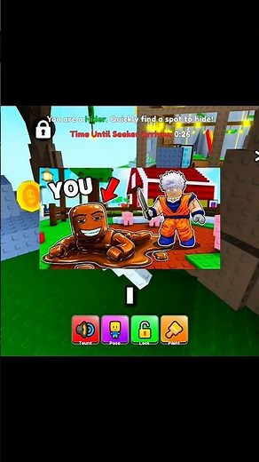 Roblox But Paint and Seek! 😂 #roblox #Paintandseek