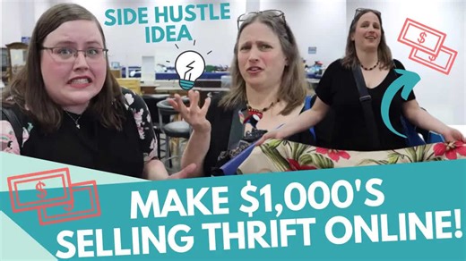 How to make money selling Goodwill, thrift store items on eBay, Craigslist, and Facebook Marketplace