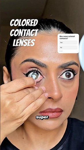 Affordable Colored Contact Lenses for Brown Skin | Best Shades + Discount Code✨