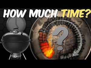 Charcoal Snake Method on the Weber 26 inch - What's the burn time?