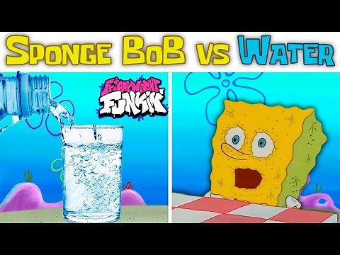 Friday Night Funkin' - Spongebob VS. Water [Thirst] - Sponge Dehydration FULL WEEK (FNF MODS)