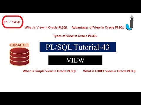 Oracle PLSQL Tutorial 43- View in Oracle PLSQL with Example | Simple and FORCE View