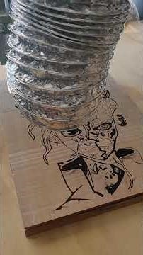 Laser engraving GRBL control board cnc laser machine lightburn anime laser wood art