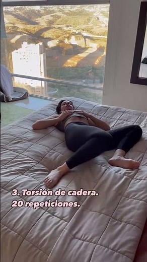 Aquí te dejo unos ejercicios que te van a encantar para relajar y liberar tus caderas‼️ Hacer estos